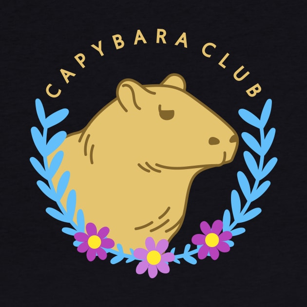 Capybara Club by natelledrawsstuff